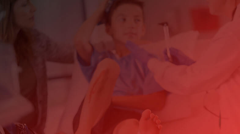 injured child