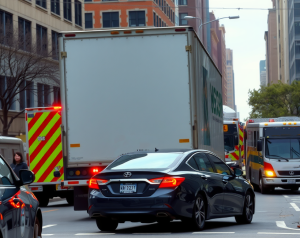 delivery truck accident
