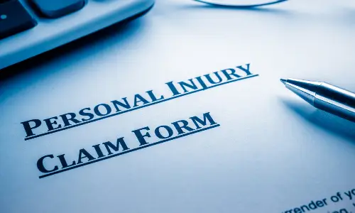 personal injury claim form